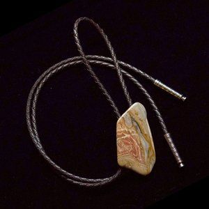 SLICED AGATE BOLO TIE - MAnGMN1